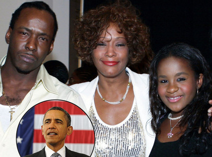 Bobby Brown, Whitney Houston, Bobbi Kristina, Barack Obama Bobby Brown, Whitney Houston, Bobbi Kristina, Barack Obama